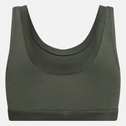 Grøn bambus BH top