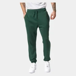 Grøn bambus sweatpants med logo