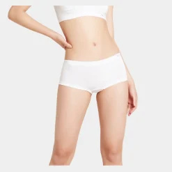 Hvid bambus Hotpants