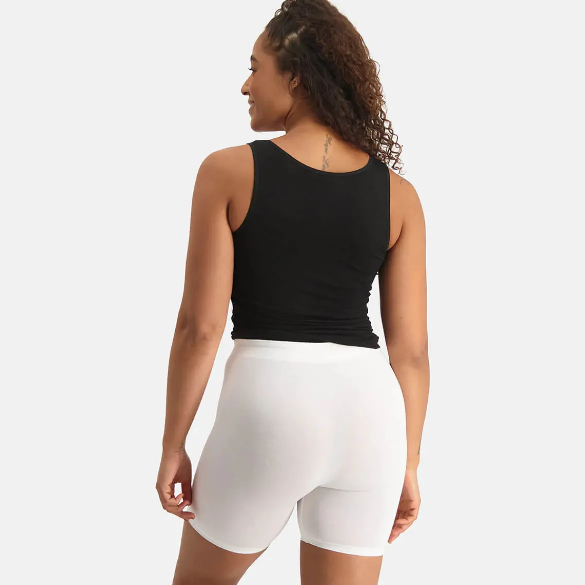 Hvid bambus indershorts