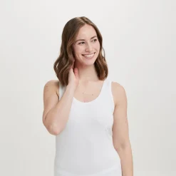 Hvid bambus Tank Top