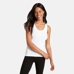 Hvid bambus tank top