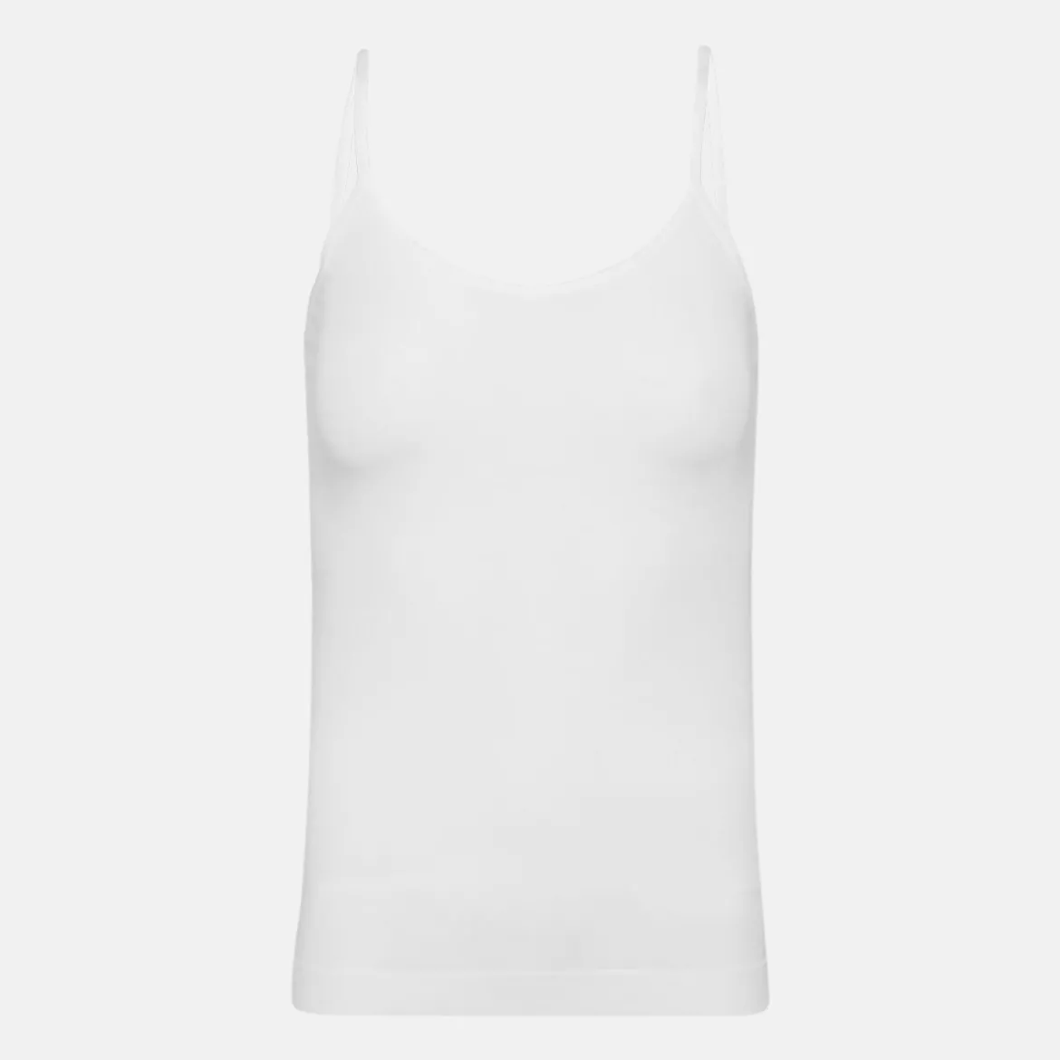 Hvid bambus top