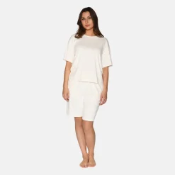 Hvid bambus T-shirt