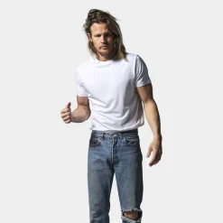 Hvid bambus T-shirt