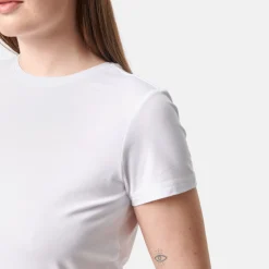 Hvid bambus T-shirt