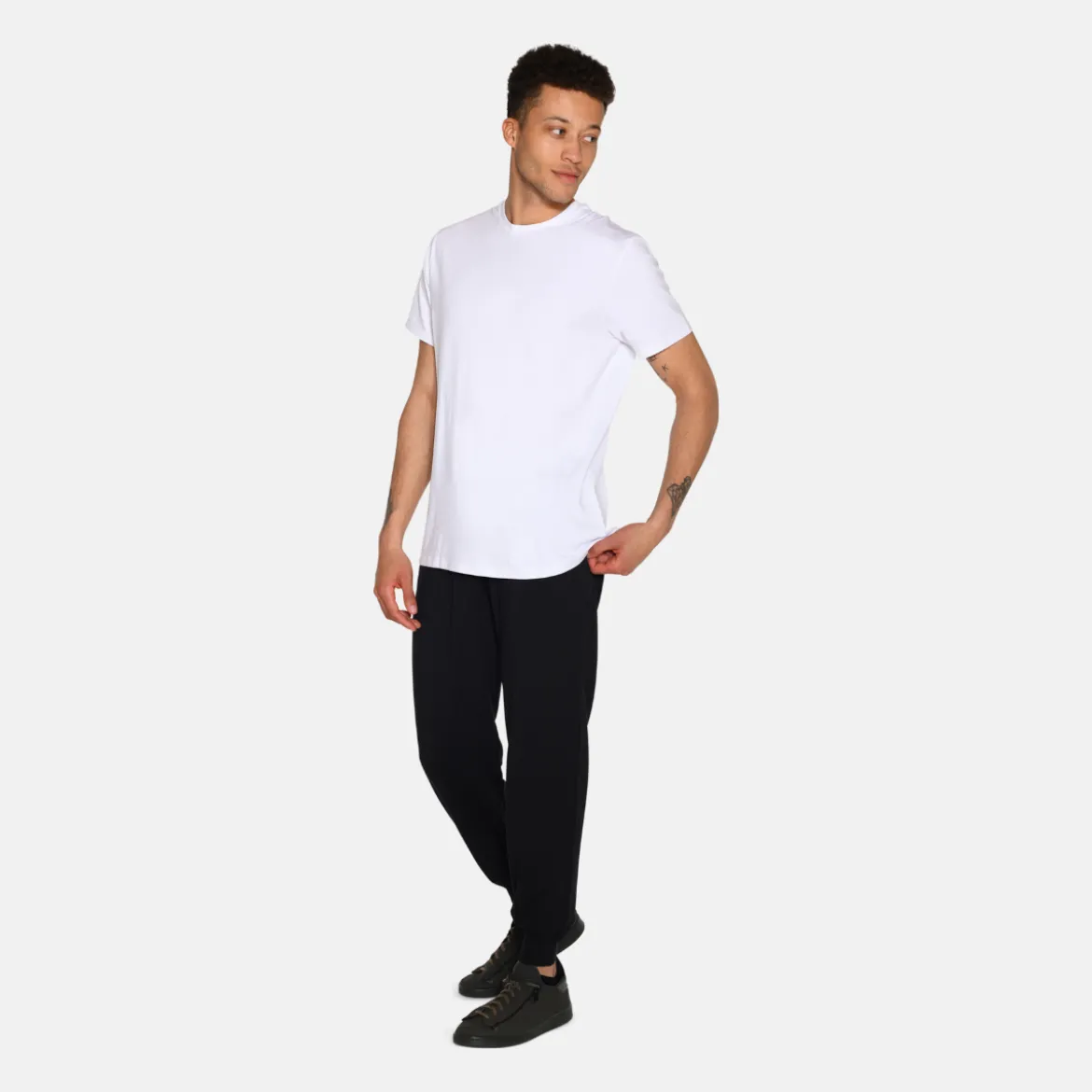Hvid bambus T-shirt