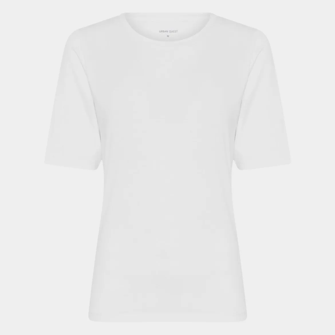 Hvid slim fit bambus T-shirt