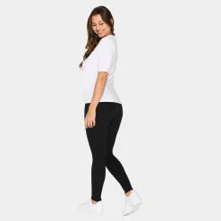 Hvid slim fit bambus T-shirt
