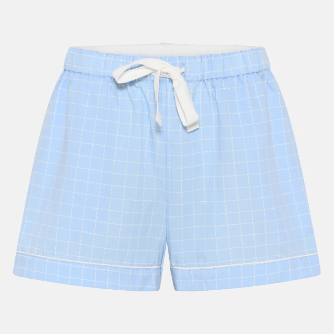Lyseblå bambus natshorts