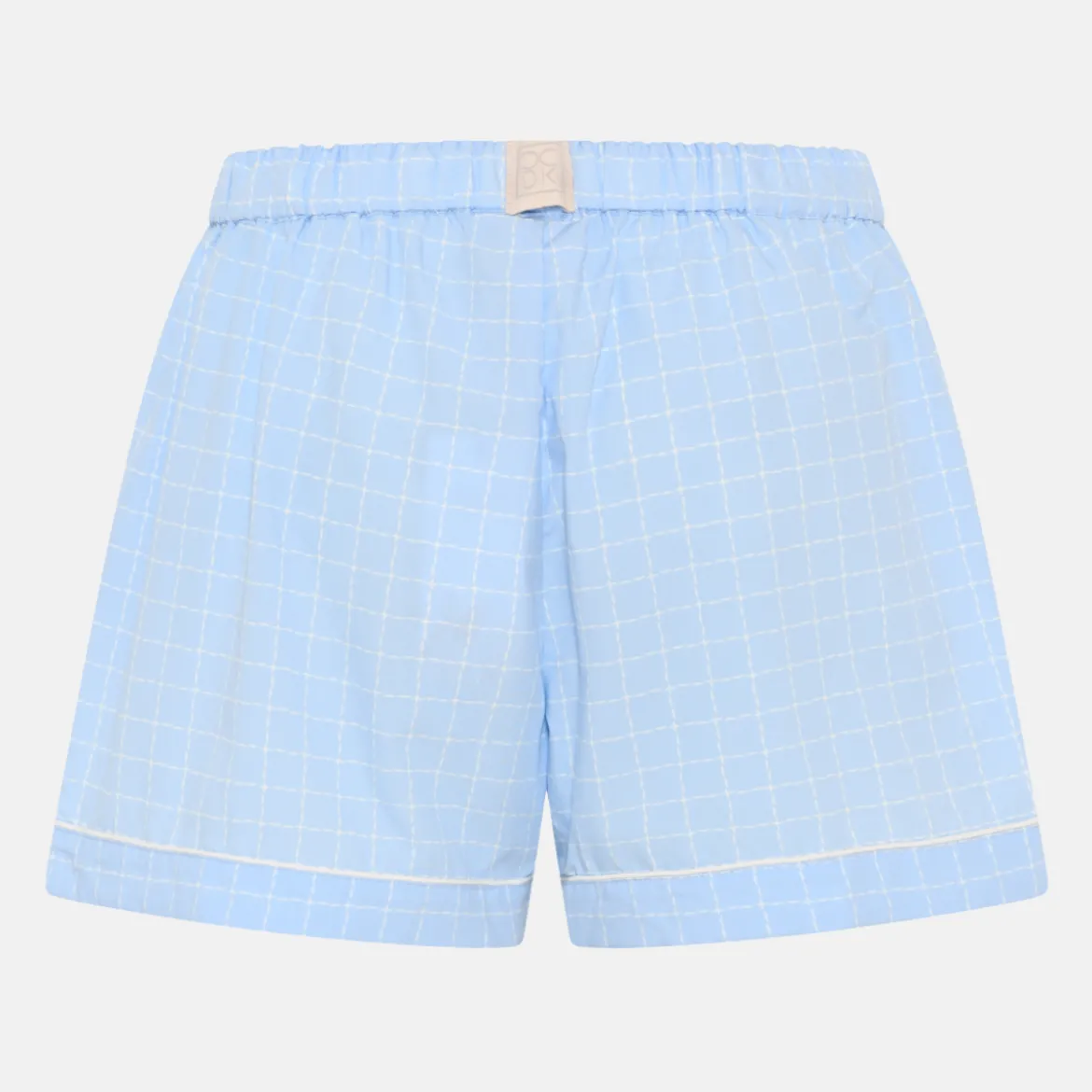 Lyseblå bambus natshorts