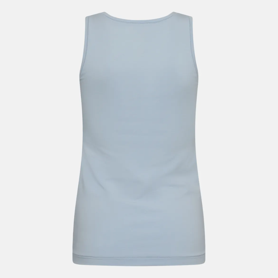 Lyseblå bambus Tank Top