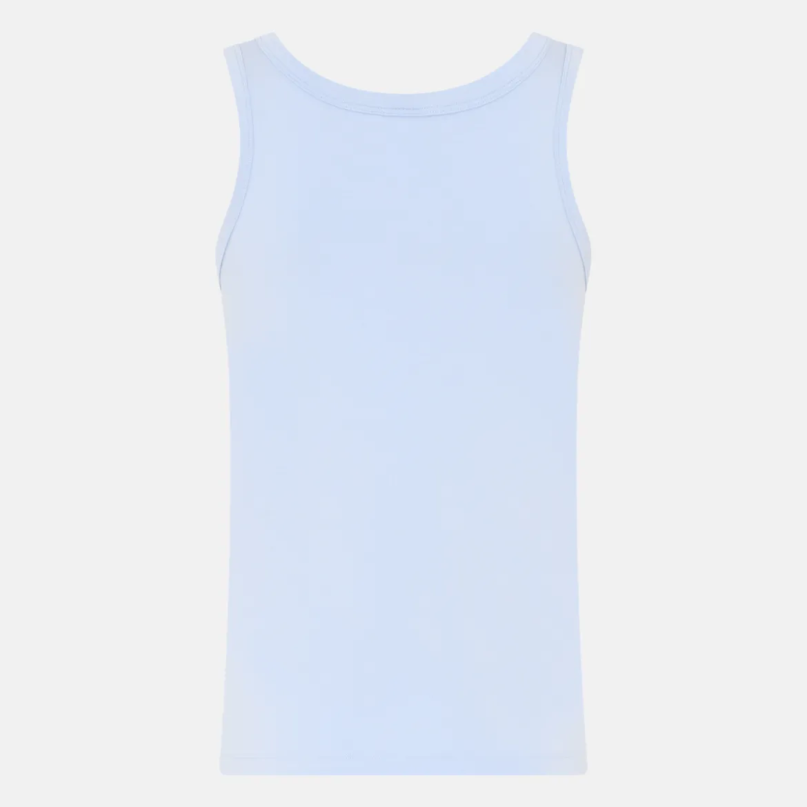 Lyseblå bambus Tank Top