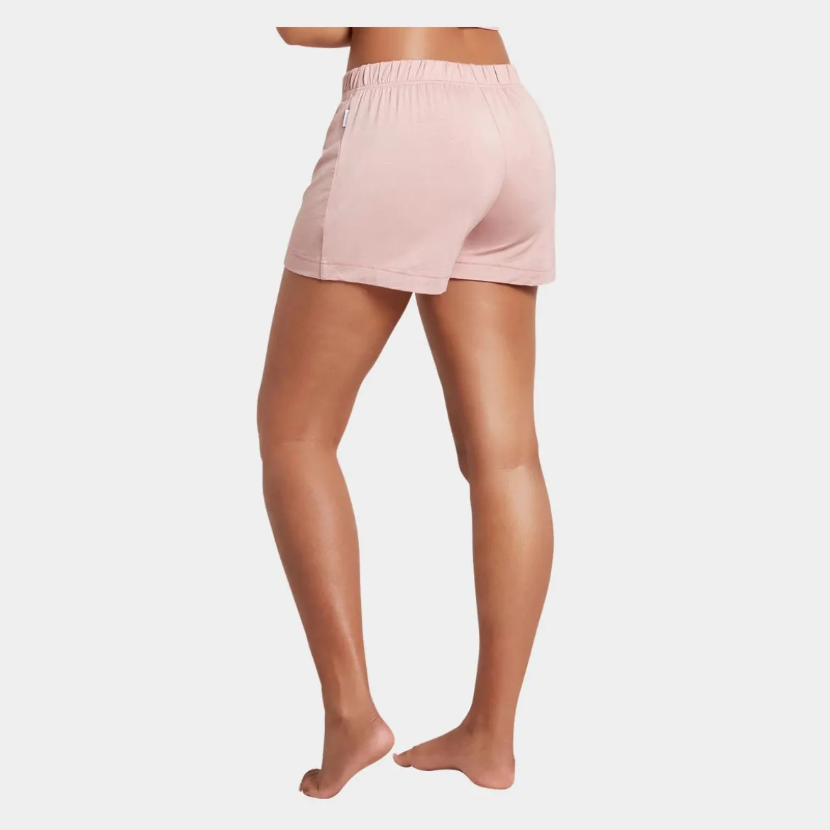 Lyserød bambus natshorts