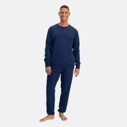 Mike Blå bambus sweatshirt