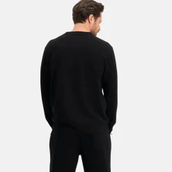 Mike Sort bambus sweatshirt