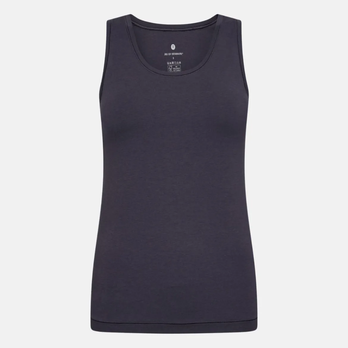 Mørkegrå bambus Tank Top