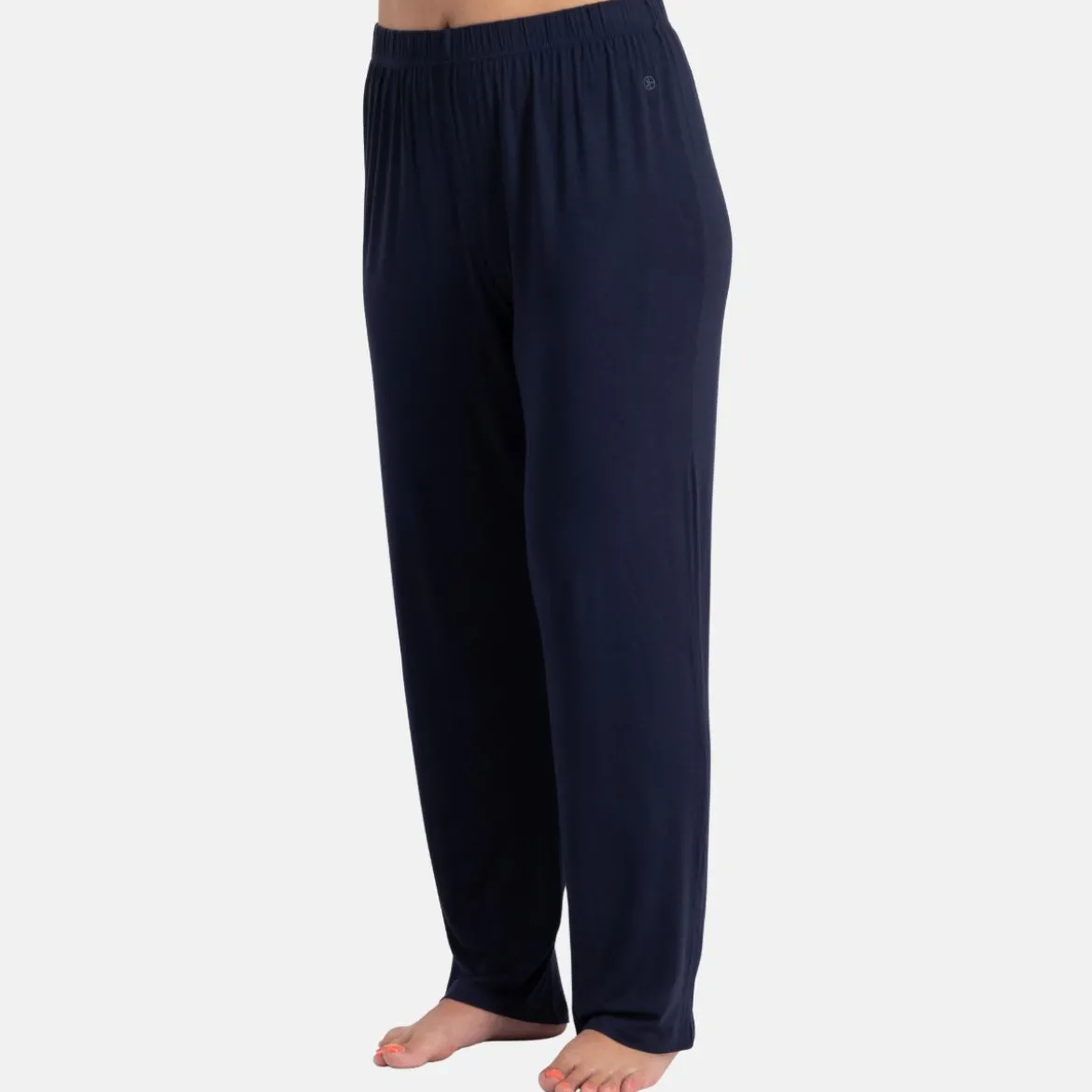 Nina Blå langærmet pyjamassæt
