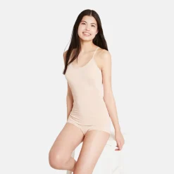 Nude bambus top