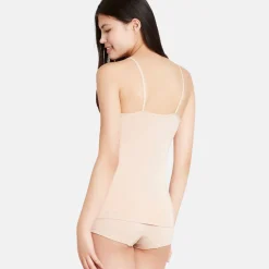 Nude bambus top