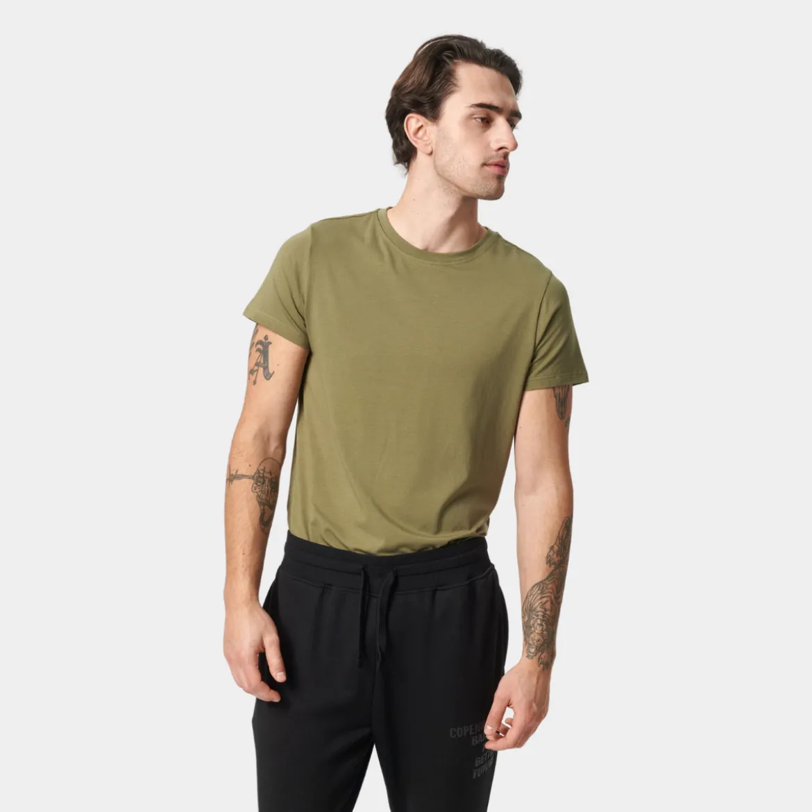 Oliven bambus T-shirt