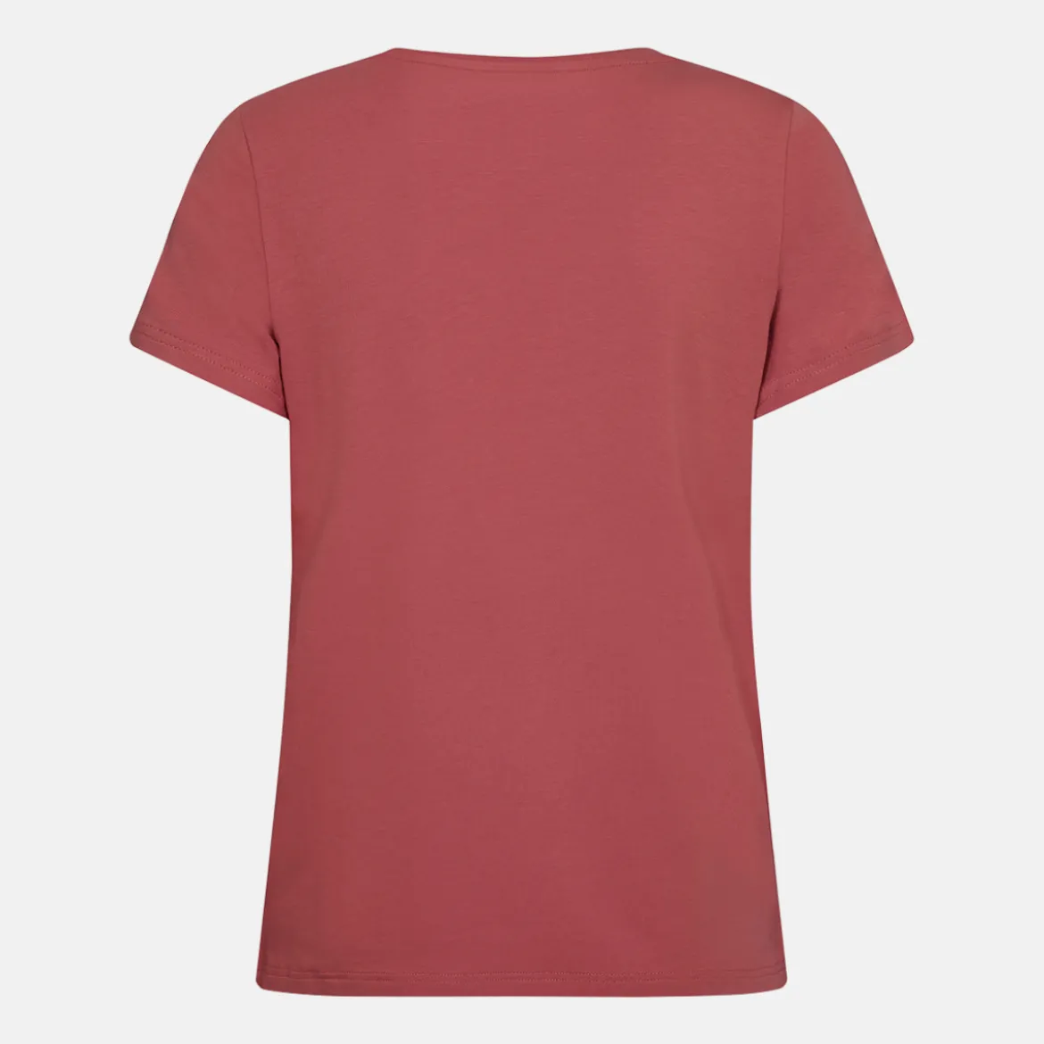 Rød bambus T-shirt