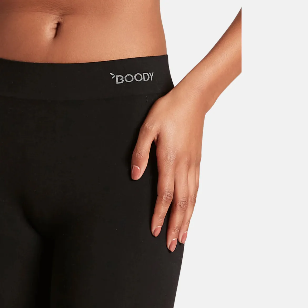Sort bambus 3/4 leggings