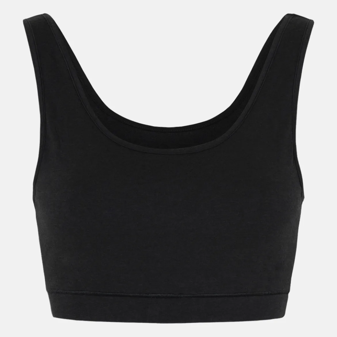 Sort bambus BH top