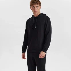 Sort bambus hoodie
