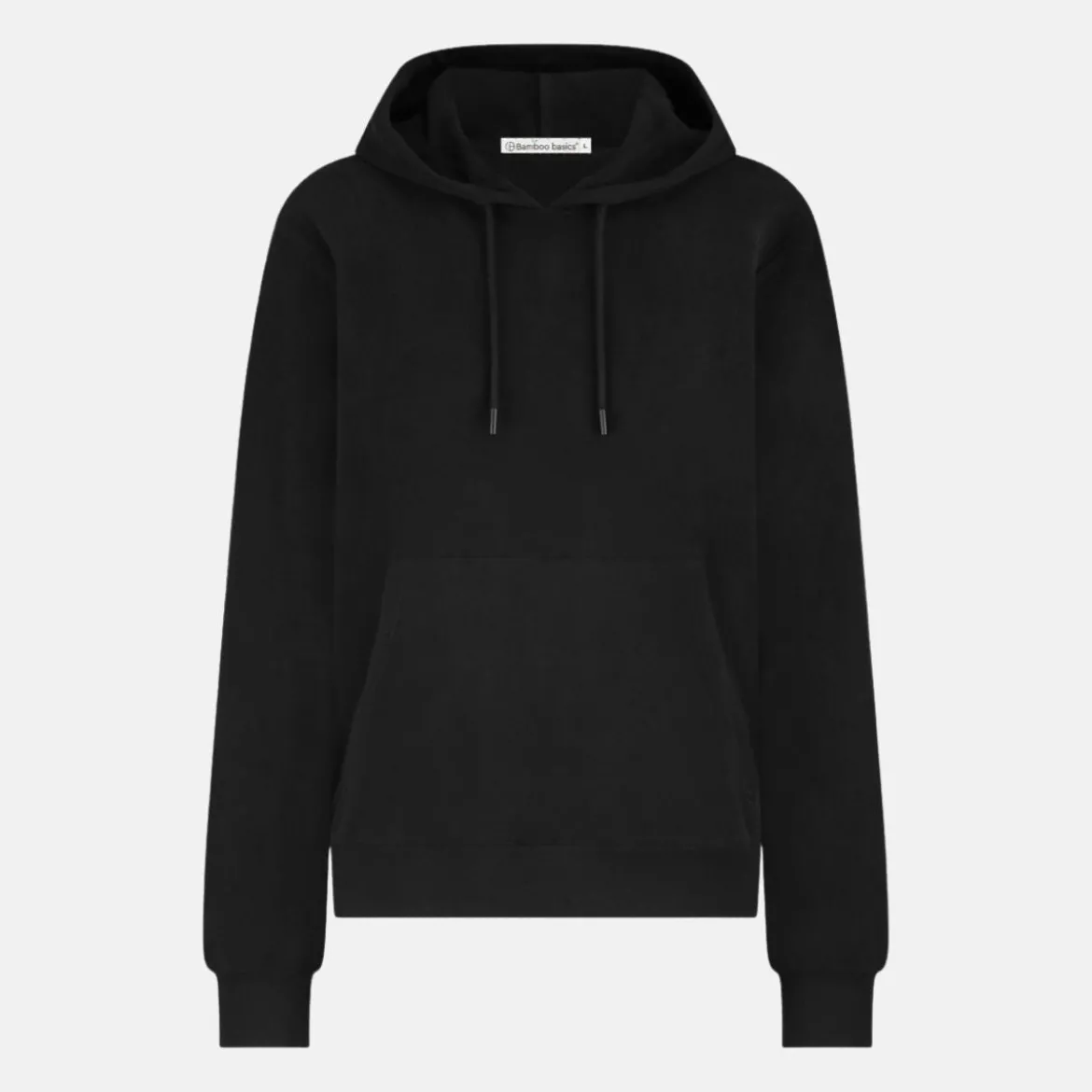 Sort bambus hoodie joggingsæt