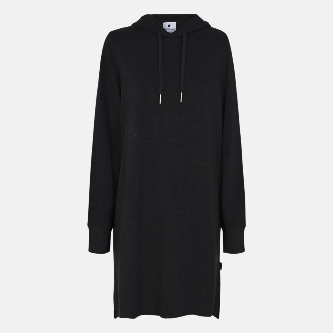 Sort bambus hoodie kjole