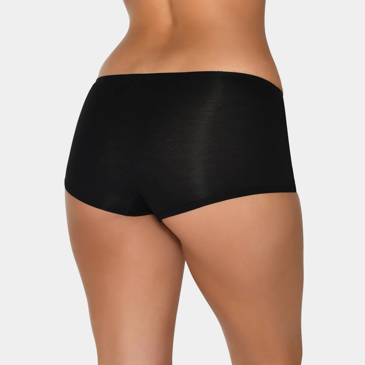 Sort bambus Hotpants