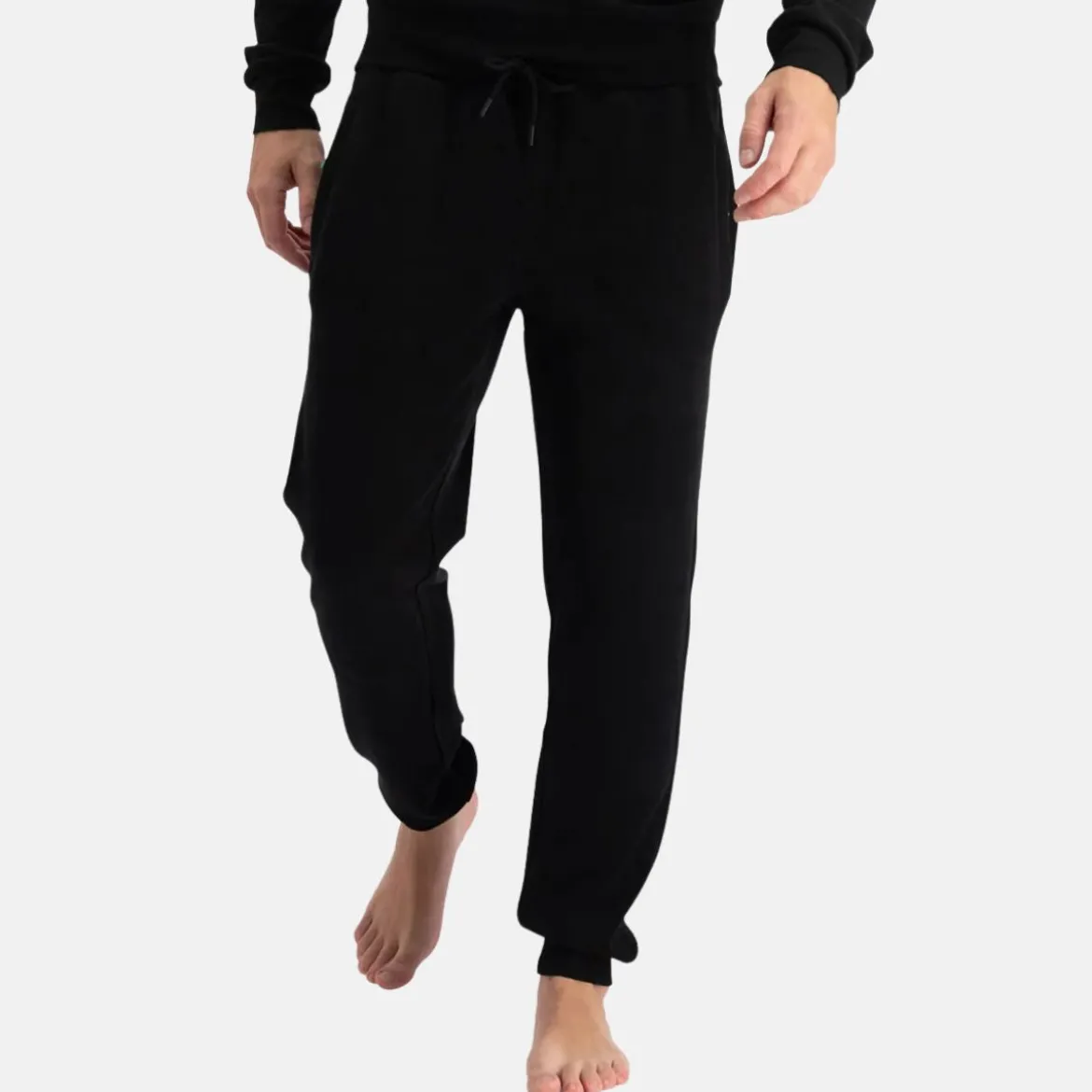 Sort bambus joggingsæt