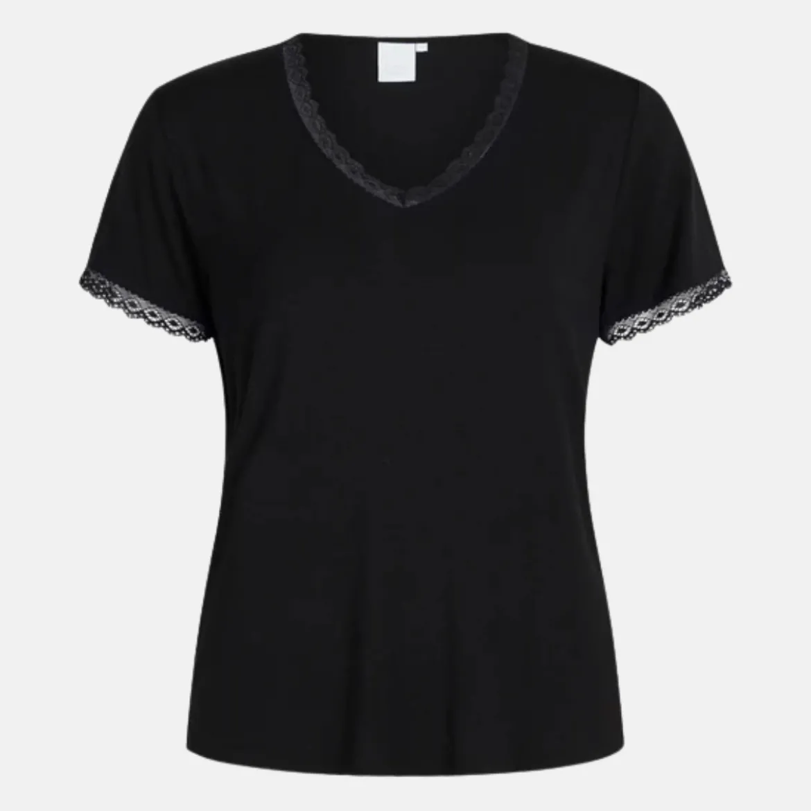 Sort bambus nattrøje
