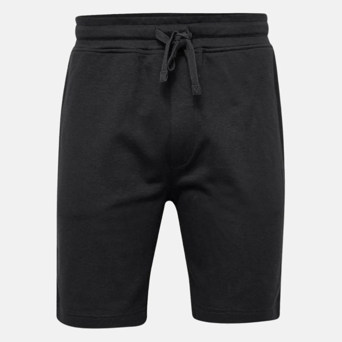 Sort bambus sweatshorts