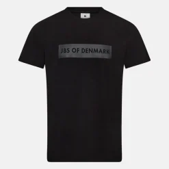 Sort bambus T-shirt med logo