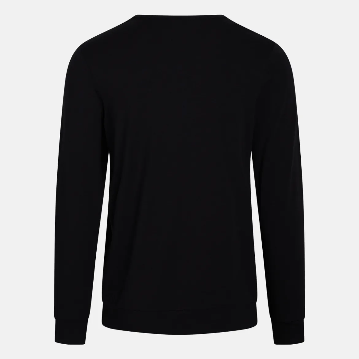 Sort langærmet bambus sweatshirt