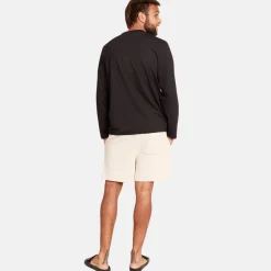 Sort langærmet bambus T-shirt