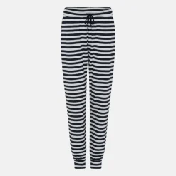 Stribet bambus natbukser