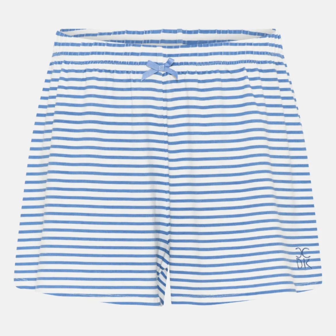 Stribet bambus natshorts