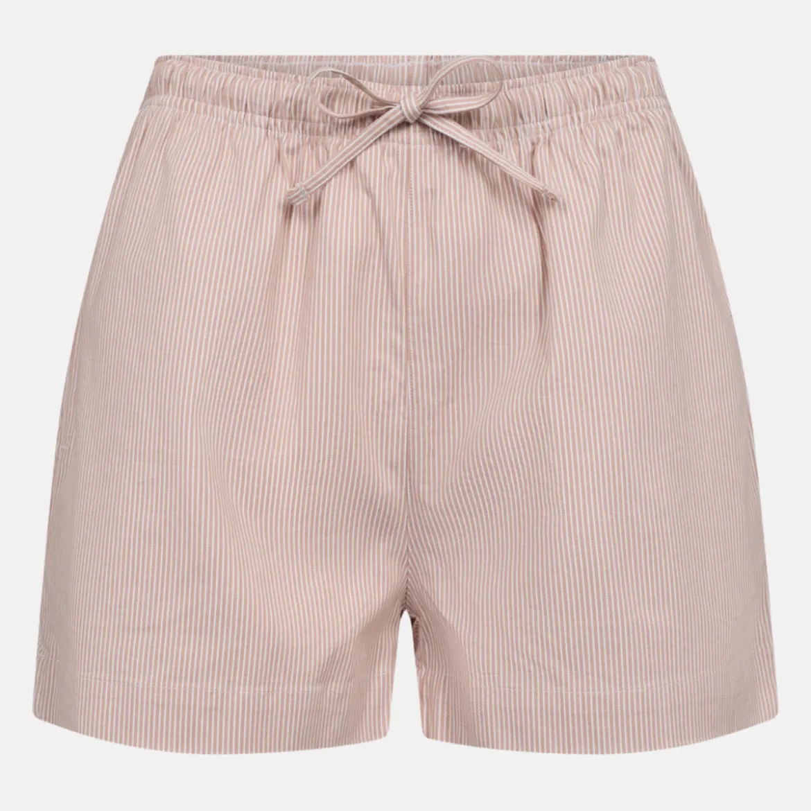 Stribet bambus natshorts