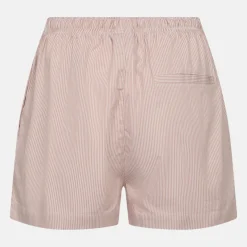 Stribet bambus natshorts