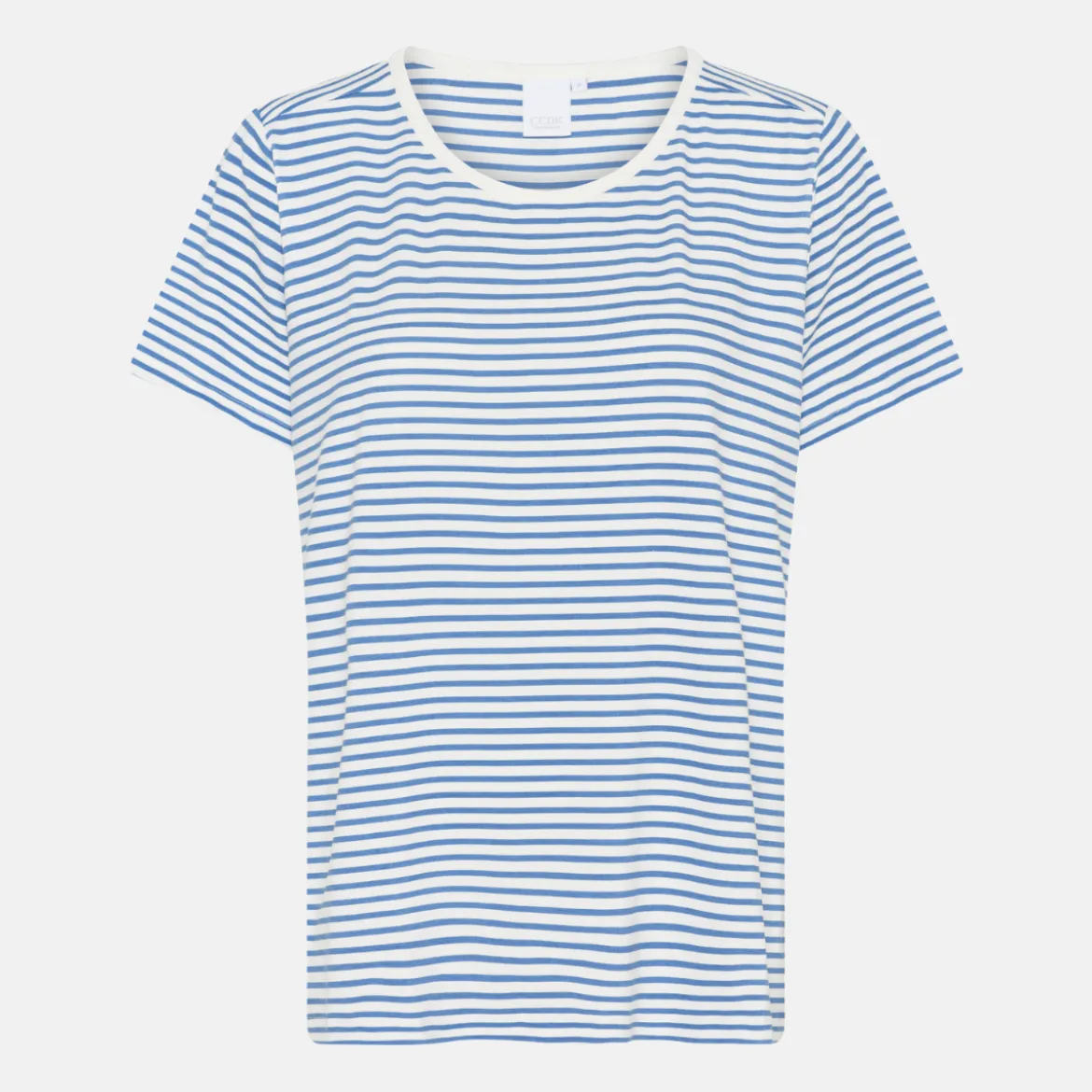 Stribet bambus T-shirt