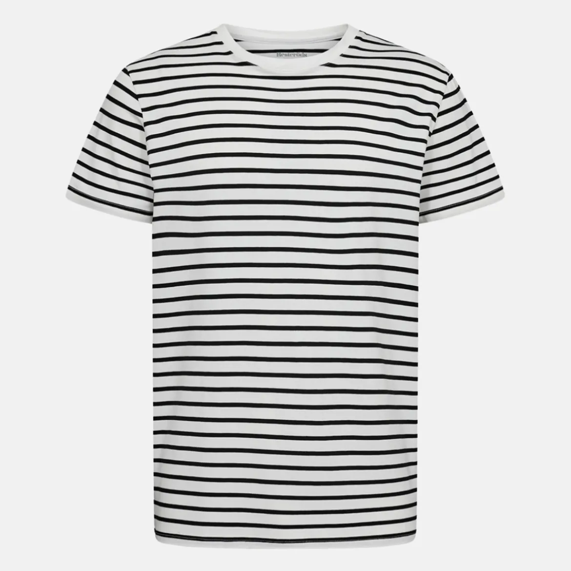Stribet bambus T-shirt