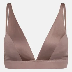 Taupe bambus trekant BH