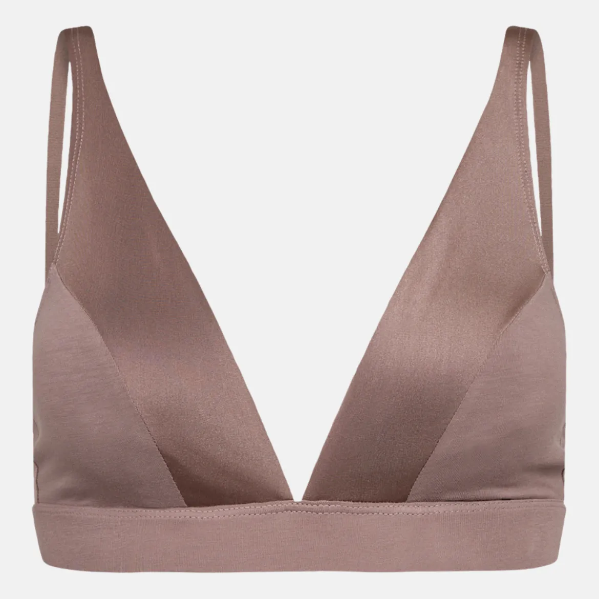 Taupe bambus trekant BH