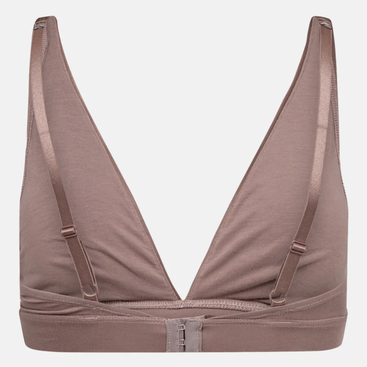 Taupe bambus trekant BH